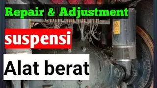 Suspension of the machine and how to charge nitrogen