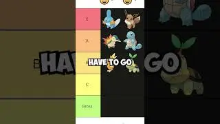 The Pokemon Starter Tier List 