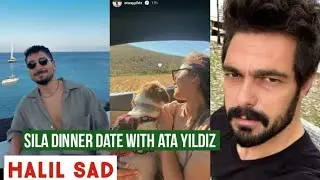 When Sıla and Ata in dinner Halil found them then...