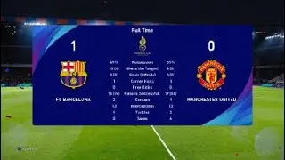 eFootball PES 2021 ucl final Barcelona vs Manchester united