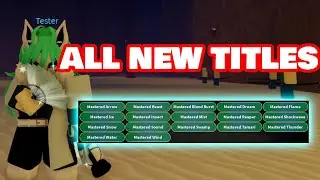 All NEW Titles IN PROJECT SLAYERS Mini Update ( BROKEN )
