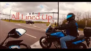 Yamaha FJ-09, Suzuki GSXR, Suzuki V-Strom, BMW R1150  !!ALL LINED UP!!