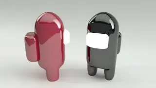 AutoCAD | Among Us Character Modeling Using Mesh Tools - QasimCAD