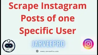 Instagram Post || Scrape All of Posts of one Specific User #instagram #jarveepro  #instagramuser
