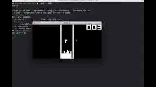 Playing Tetris on a CHIP-8 emulator