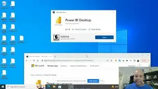 Download and Install Power BI from the MS Store default