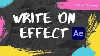 WRITE ONE EFFECT (After Effects)