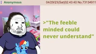 Anon was a CRINGE atheist || 