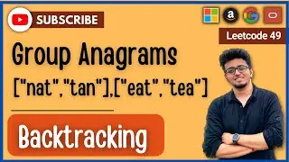 LC#2 🔥 Group Anagrams | Leetcode 49 | Intuition + Code | HashMap | Java  