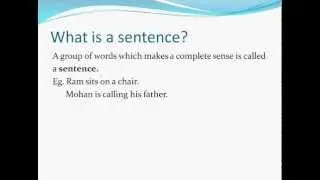 English grammar   types of sentences