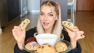 ASMR GIANT COOKIES AND MILK!