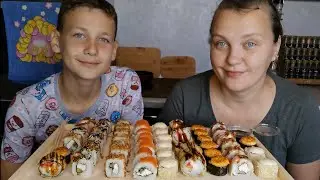 Мукбанг Роллы /Первая тысяча