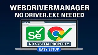 WebDriverManager in Selenium WebDriver | No System Property | No Browser Driver.exe required #24