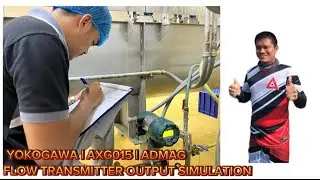 Flow Transmitter | Yokogawa AXG015 | Output Signal Simulation to Controller | Tagalog Tutorial
