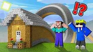 What's Inside the LONGEST SCARY HOUSE in Minecraft ?