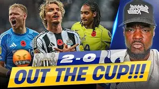 I'M FUMING, OUT THE CUP 🤬  NEWCASTLE 2-0 TOTTENHAM | EXPRESSIONS REACTS
