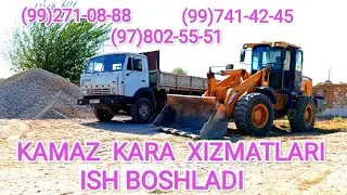 KAMAZ KARA XIZMATLARI ISH BOSHLADI