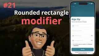 🔥Export Our Rounded Rectangle Modifier | Log In & Sign Up with Firebase #21