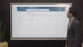 How to update the homepage on the browser on the Samsung Interactive Pro