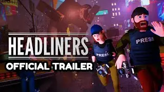 Headliners | Co-op Horror Game But You're A Journalist - Reveal Trailer