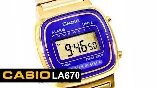 Reloj Casio LA670 Dorado - CompraFacil.mx