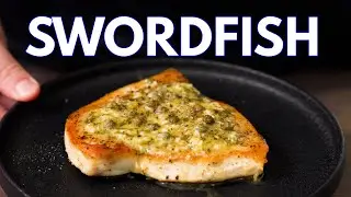 How To Make Swordfish Taste AMAZING With Lemon Garlic Butter!