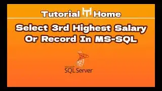 How to select 3rd highest salary in SQL