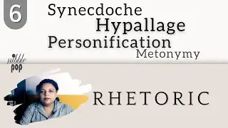 Figures of Speech: Hypallage , Personification, Pathetic Fallacy, Metonymy, Synecdoche