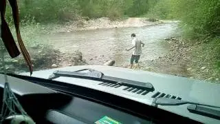 На ниве через реку