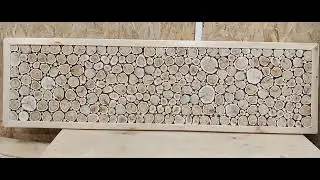 Панно из можжевельника в рамке из липы