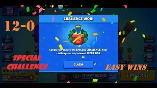 *NEW* Special Challenge Completed 12-0  | Brawl Stars Challenge | Easy Wins!!