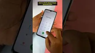 how to unlock phone if forgot password 2024 #mobilephone #shorts