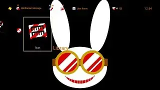 PS4 Dynamic Theme - Funny Bunny