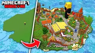 I Built The Ultimate Survival Island in Minecraft Hardcore!! (Hindi)