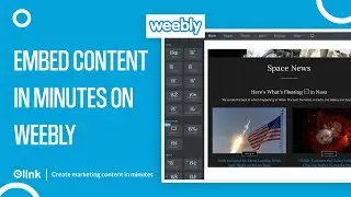 Weebly Tutorial: How to Create Content for Your Weebly Website in Minutes | elink.io