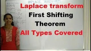 Laplace Transform (Lecture 3) | First Shifting Theorem [ Hindi ]