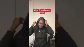 Trying out wear and go glueless wig?