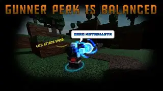 {CTD} Gunner perk is balanced