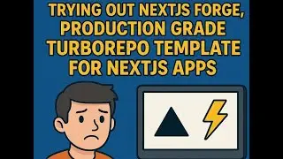 Trying out NextJS Forge, Production grade Turborepo template for NextJS apps - TLDR: Did not work