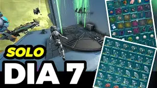 CONSEGUIMOS LOOT EN RAIDEO SOLOS EN EL DIA 7 EN ARK - Alone ARK