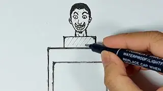 Menggambar Skibidi Toilet Kotak | Drawing Skibidi Toilet Square
