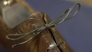 How to Lace & Tie Dress Shoes. Berluti Knot Method