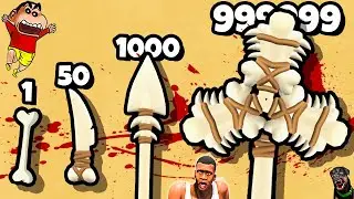 SHINCHAN NOOB VS PRO VS HACKER IN TOOL EVOLUTION with franklin & chop | Dream Squad Op