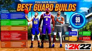 THESE GUARD BUILDS WILL BREAK NBA2K22 NEXT GEN - TOP 3 BEST GUARD/ISO BUILDS! BEST BUILDS 2K22!