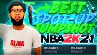 BEST SPOT UP + BIG MAN  JUMPSHOT AFTER PATCH 7 in NBA 2K21 HIGHEST GREEN WINDOW IN NBA 2K21