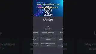 Install ChatGpt on Linux #chatgpt #chat #shortvideo #youtubeshort #technology #linux