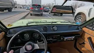 1975 Fiat 128 Sport Coupe POV driving