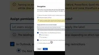 How to set a Sensitivity Label in Microsoft Purview so users can choose the permissions 
