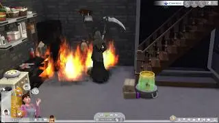 The Sims 4 Death by Fire