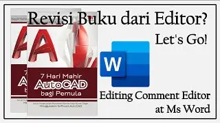 Cara Editing Komentar Editor pada Ms Word | How to Editing Command Editor at Ms Word